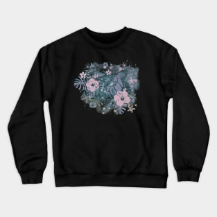 Sea Turtle Floral 5 Crewneck Sweatshirt